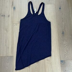 Purple asymmetrical Lulu tank